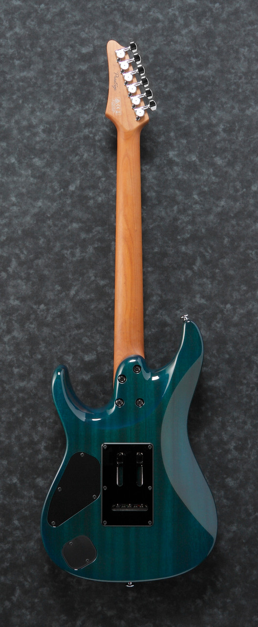 Ibanez Martin Miller Signature 6 String Electric Guitar w/Case - Transparent Aqua Blue (MM1TAB)
