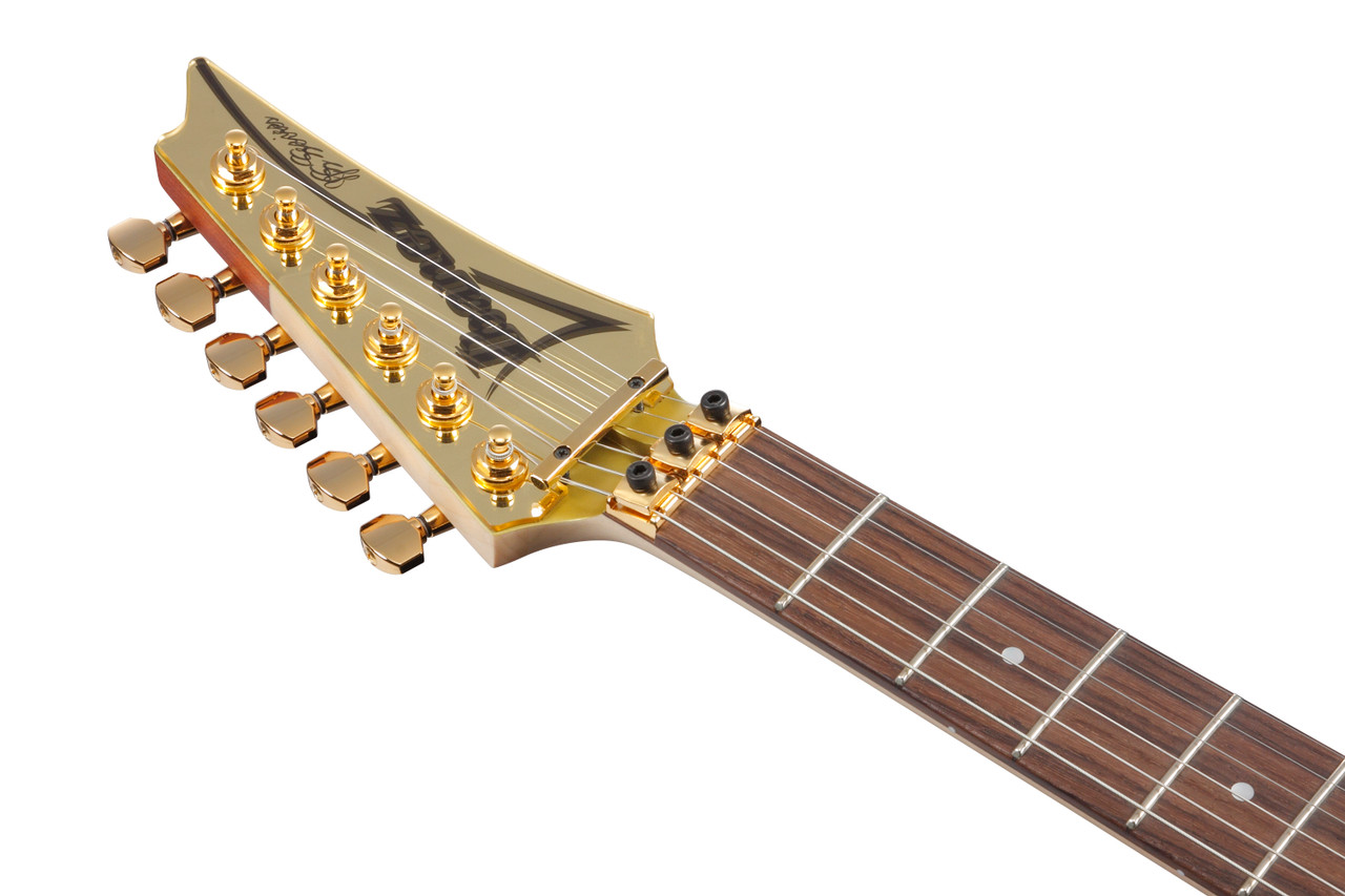 Ibanez Joe Satriani Signature 6 String Electric Guitar w/Case - Gold Boy (JS1GD)
