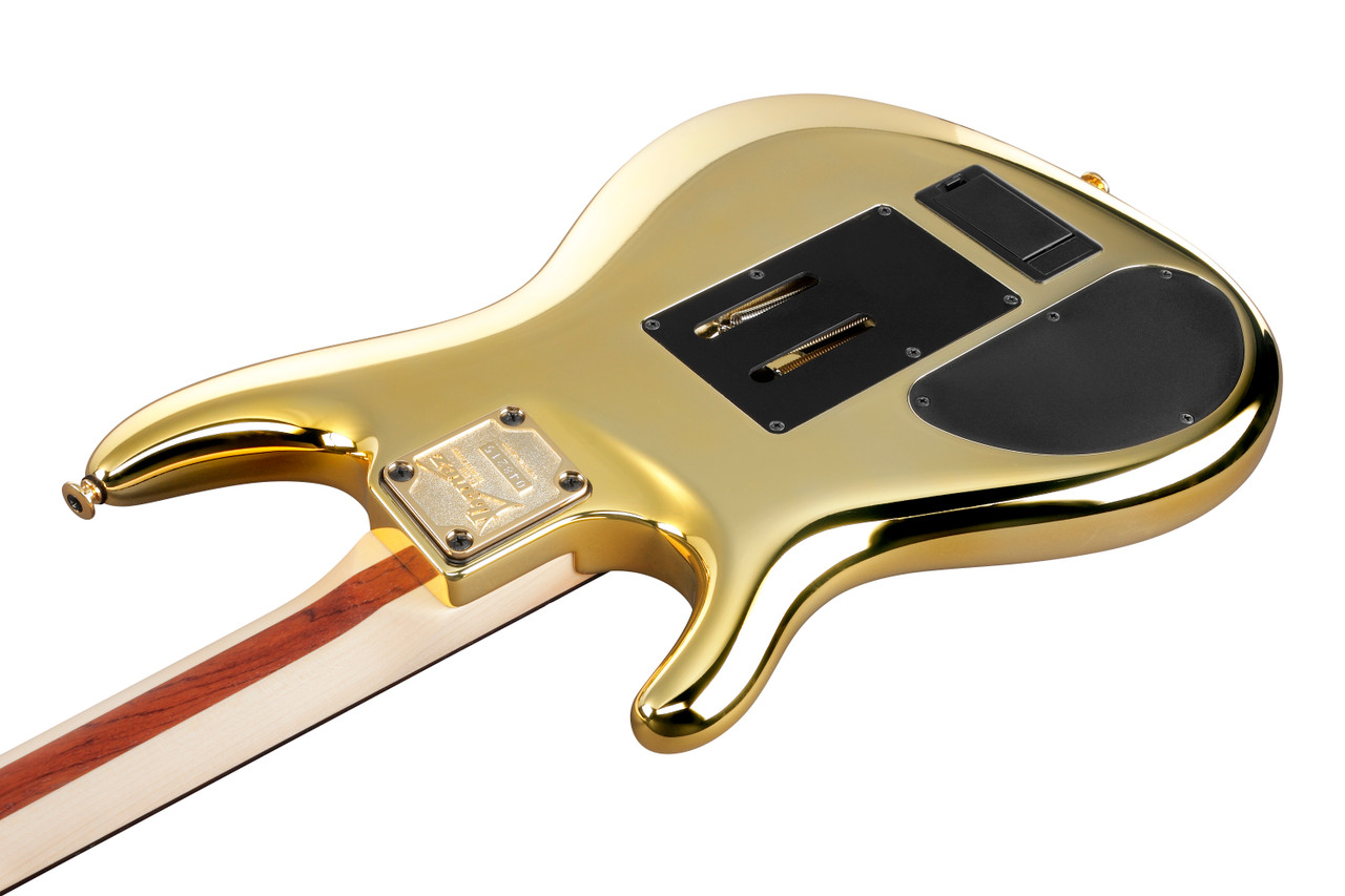 Ibanez Joe Satriani Signature 6 String Electric Guitar w/Case - Gold Boy (JS1GD)