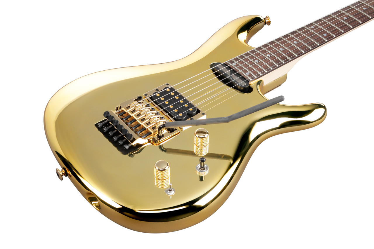 Ibanez Joe Satriani Signature 6 String Electric Guitar w/Case - Gold Boy (JS1GD)