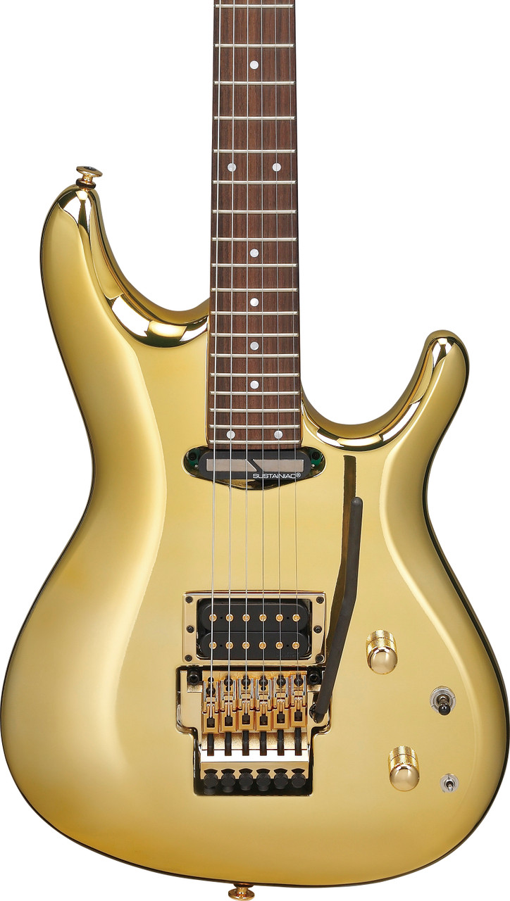 Ibanez Joe Satriani Signature 6 String Electric Guitar w/Case - Gold Boy (JS1GD)