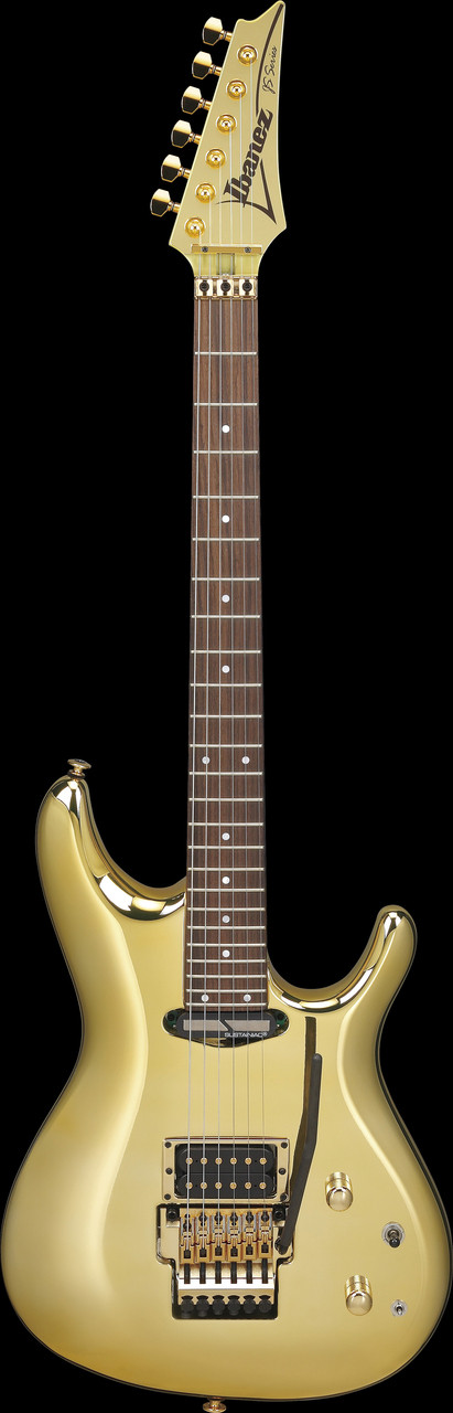 Ibanez Joe Satriani Signature 6 String Electric Guitar w/Case - Gold Boy (JS1GD)
