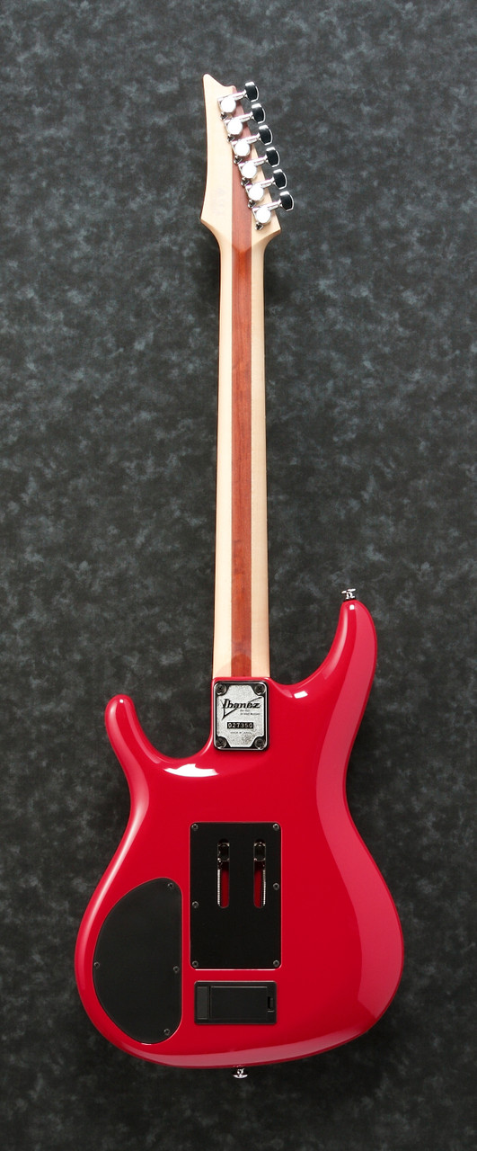 Ibanez Joe Satriani Signature 6 String Electric Guitar w/Case - Muscle Car Red (JS2480MCR)