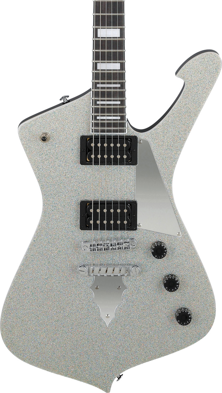 Ibanez Paul Stanley Signature 6 String Electric Guitar  - Silver Sparkle (PS60SSL)
