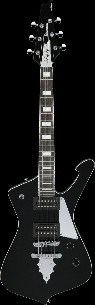 Ibanez Paul Stanley Signature 6 String Electric Guitar (22.2" scale) - Black (PSM10BK)