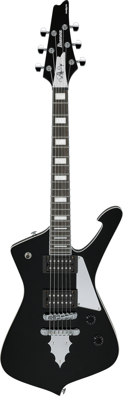 Ibanez Paul Stanley Signature 6 String Electric Guitar (22.2" scale) - Black (PSM10BK)