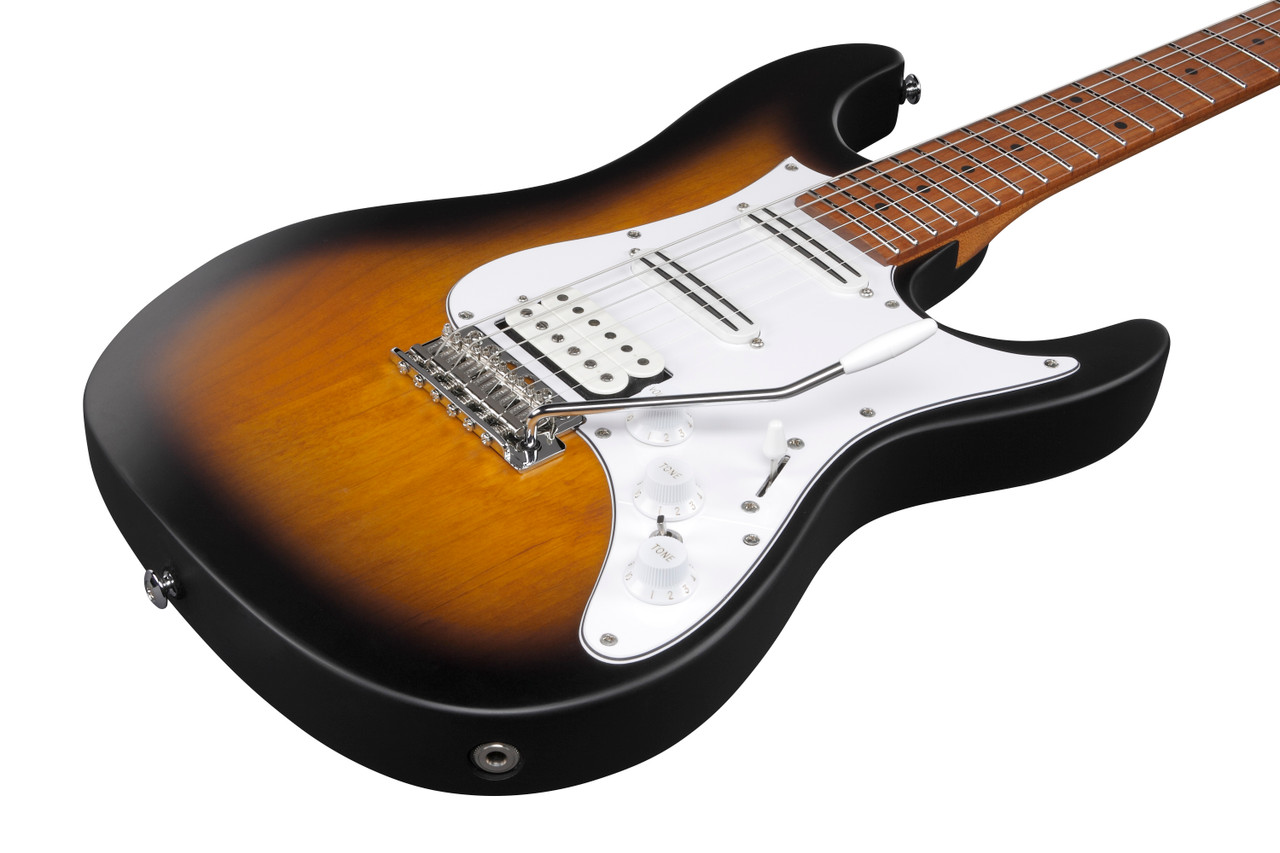 Ibanez Andy Timmons Signature Premium 6 String Electric Guitar - Sunburst Matte (ATZ10PSTM)