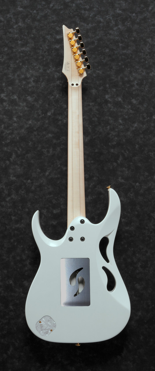 Ibanez Steve Vai Signature 6 String Electric Guitar w/Case - Stallion White (PIA3761SLW) | Musician Madness