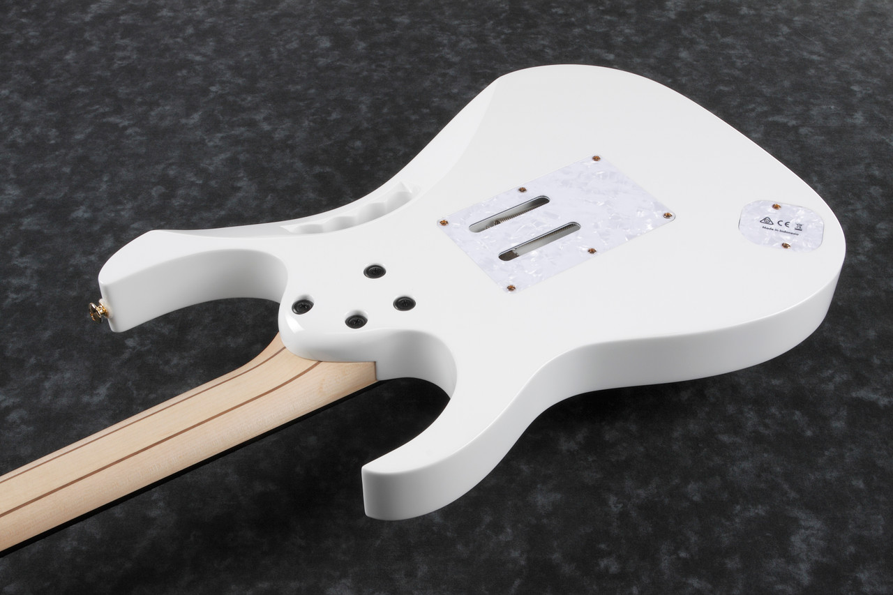 Ibanez Steve Vai Signature 6 String Electric Guitar w/Bag - White (JEM7VPWH) | Musician Madness