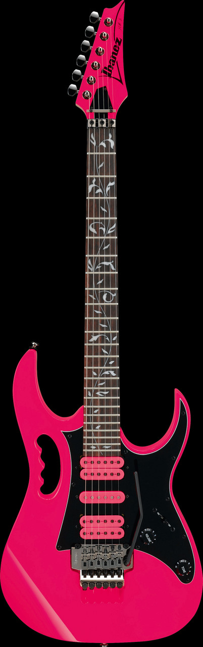 Ibanez Steve Vai Signature 6 String Electric Guitar - Pink (JEMJRSPPK) | Musician Madness