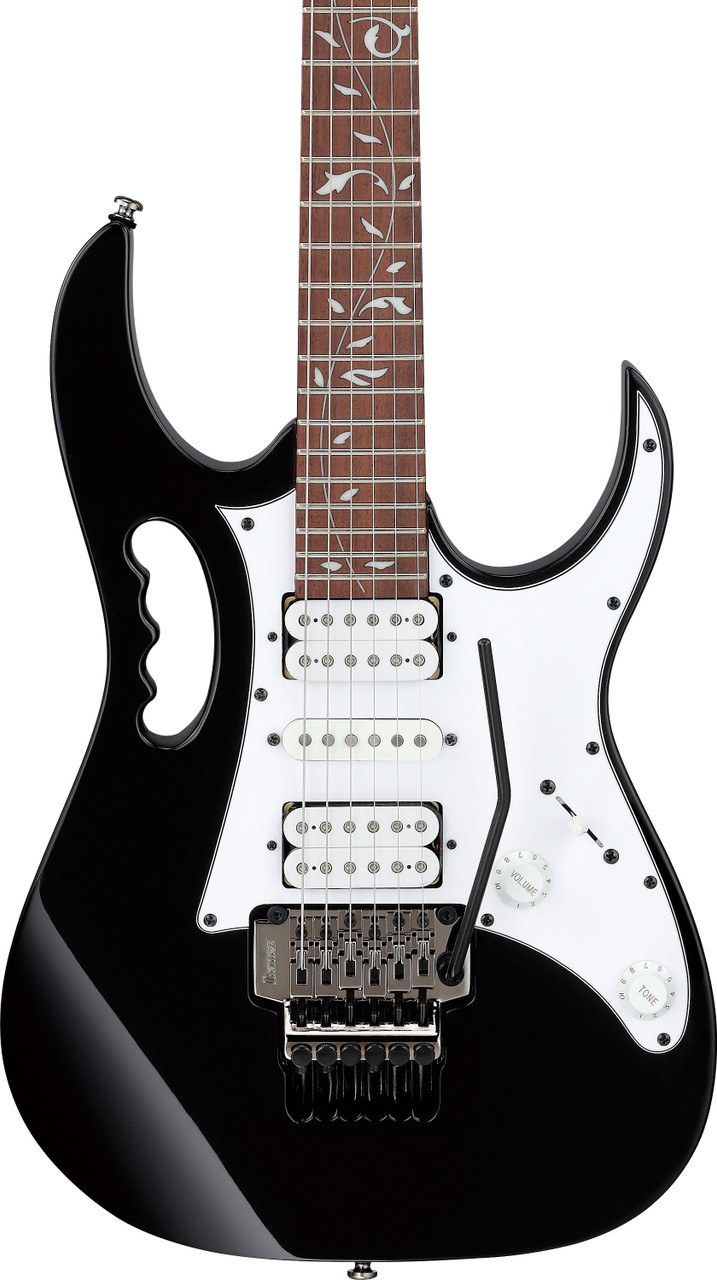 Ibanez Steve Vai Signature 6 String Electric Guitar - Black (JEMJRBK)