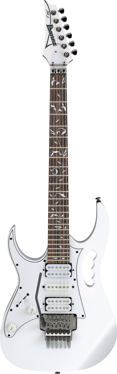 Ibanez Steve Vai Signature 6 String Electric Guitar - Left Handed - White (JEMJRLWH)