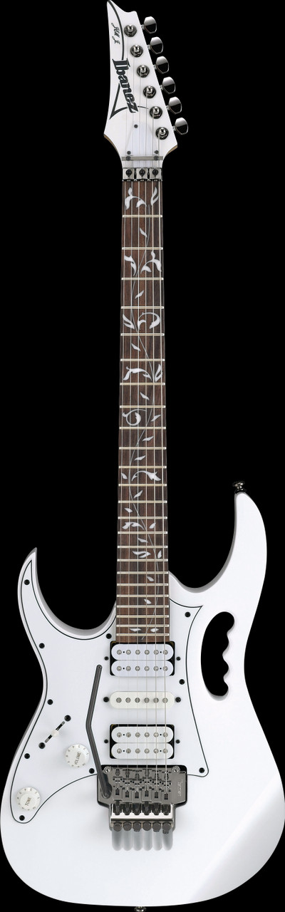 Ibanez Steve Vai Signature 6 String Electric Guitar - Left Handed - White (JEMJRLWH)