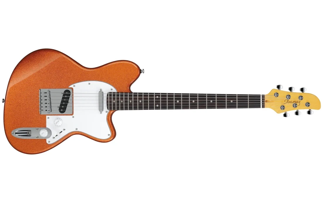 Ibanez Yvette Young Signature 6 String Electric Guitar - Orange Cream Sparkle (YY20OCS)