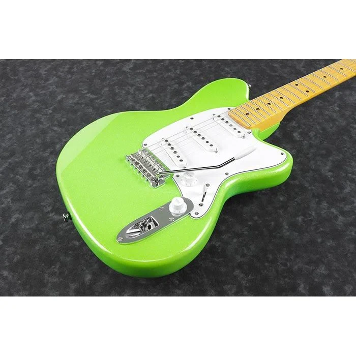 Ibanez Yvette Young Signature 6 String Electric Guitar - Slime Green Sparkle (YY10SGS) | Musician Madness