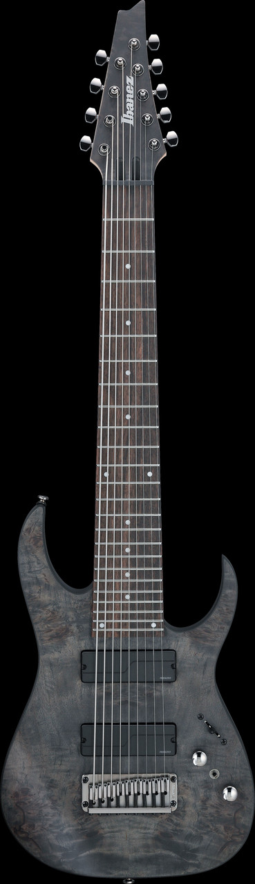 Ibanez RG Axe Desing Lab 9str Electric Guitar - Transparent Gray Burst (RG9PBTGF) | Musician Madness