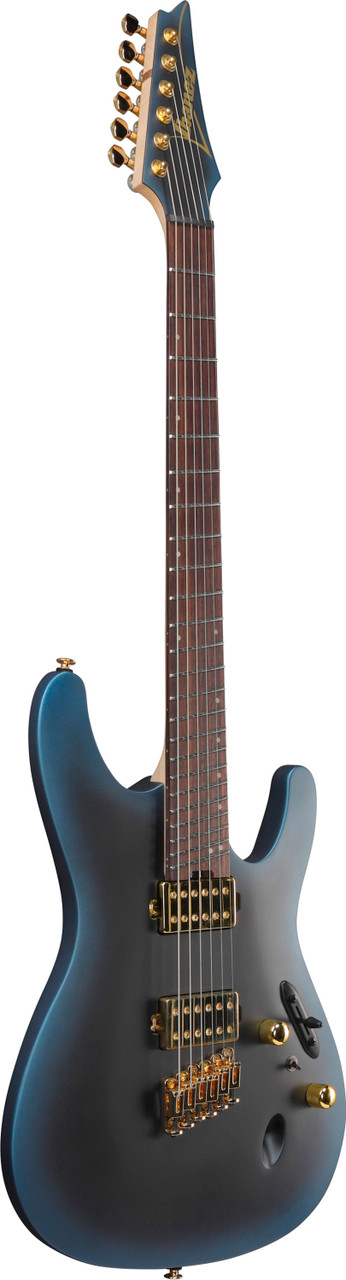 Ibanez S Axe Design Lab Multi-scale 6 String Electric Guitar - Midnight Arctic Ocean Matte (SML721MAM)