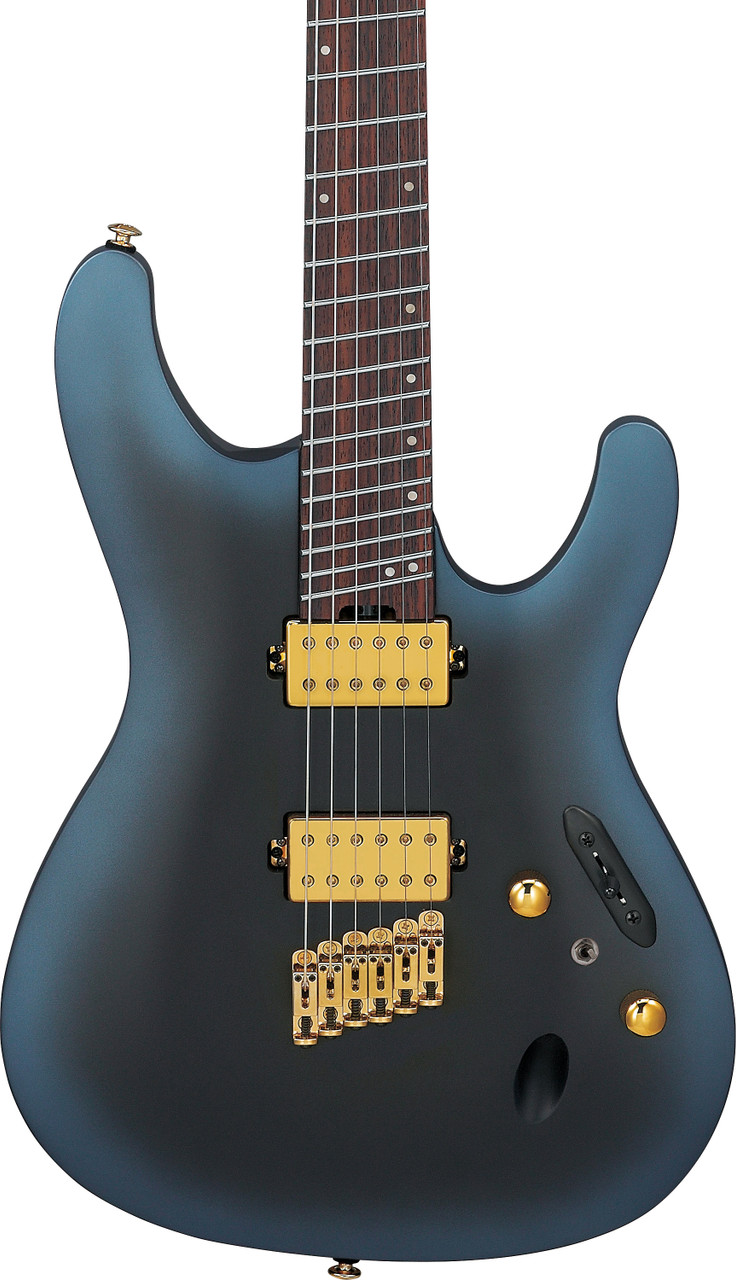 Ibanez S Axe Design Lab Multi-scale 6 String Electric Guitar - Midnight Arctic Ocean Matte (SML721MAM)