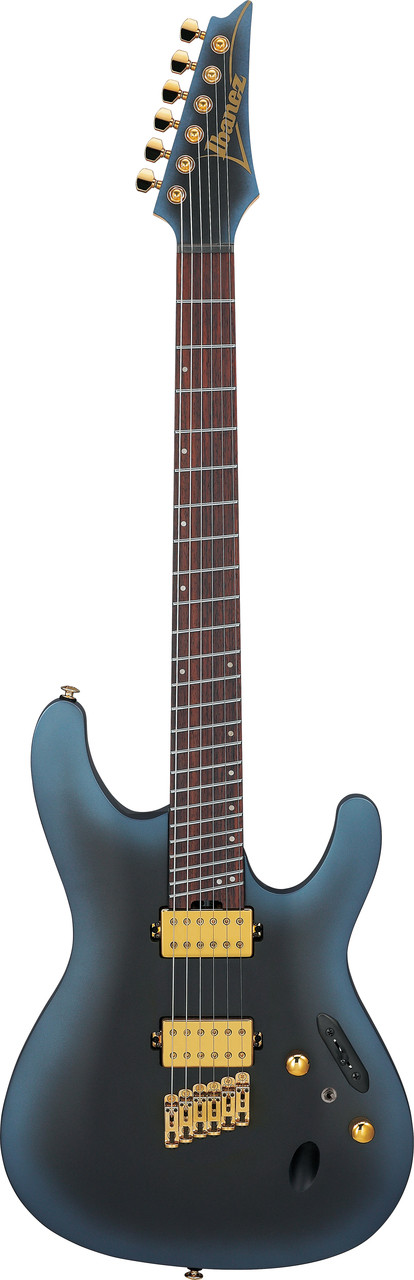 Ibanez S Axe Design Lab Multi-scale 6 String Electric Guitar - Midnight Arctic Ocean Matte (SML721MAM)