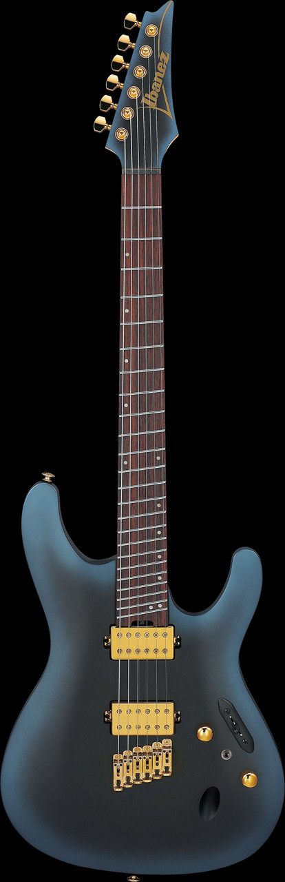 Ibanez S Axe Design Lab Multi-scale 6 String Electric Guitar - Midnight Arctic Ocean Matte (SML721MAM)
