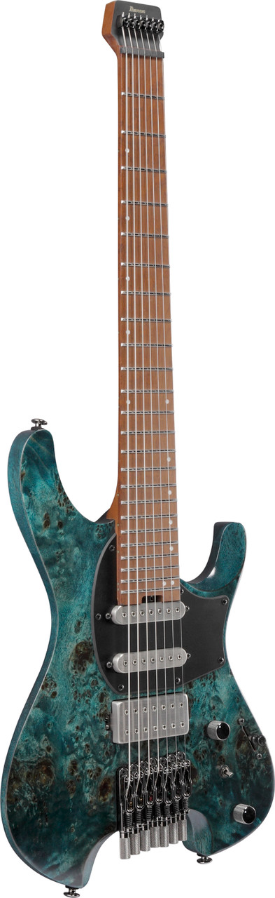 Ibanez Q Standard 7 String Electric Guitar w/ Bag - Cosmic Blue Low Gloss (Q547PBCOL) | Musician Madness