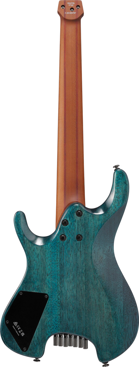 Ibanez Q Standard 7 String Electric Guitar w/ Bag - Cosmic Blue Low Gloss (Q547PBCOL) | Musician Madness