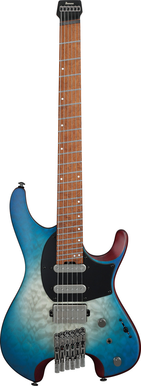 Ibanez Q Standard 6 String Electric Guitar - Blue Sphere Burst Flat (QX54QMBSM)