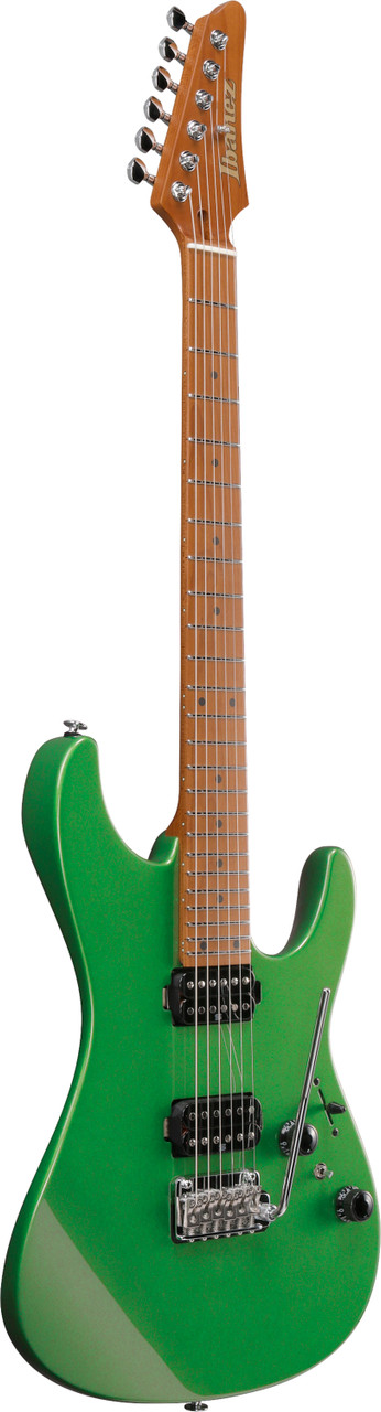 Ibanez AZ Prestige 6 String Electric Guitar w/Case - Apple Green Metallic (AZ2402AGM)