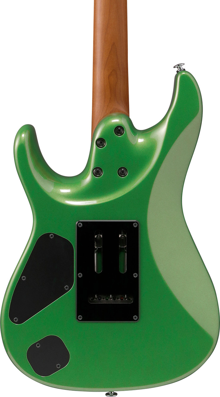 Ibanez AZ Prestige 6 String Electric Guitar w/Case - Apple Green Metallic (AZ2402AGM)