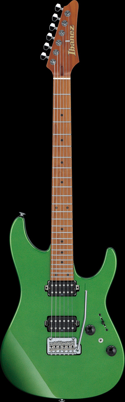 Ibanez AZ Prestige 6 String Electric Guitar w/Case - Apple Green Metallic (AZ2402AGM)