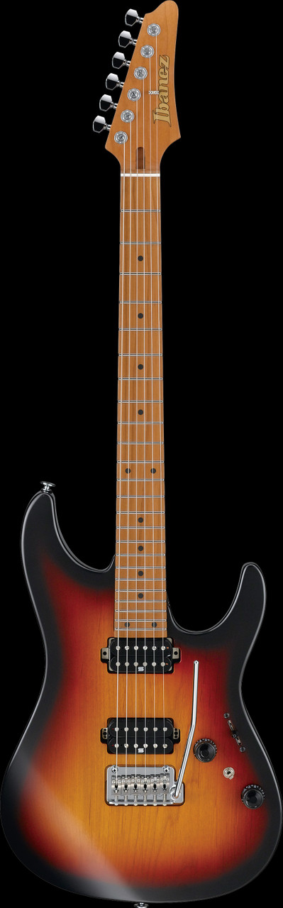 Ibanez AZ Prestige 6 String Electric Guitar w/Case  - Tri Fade Burst Flat (AZ2402TFF)