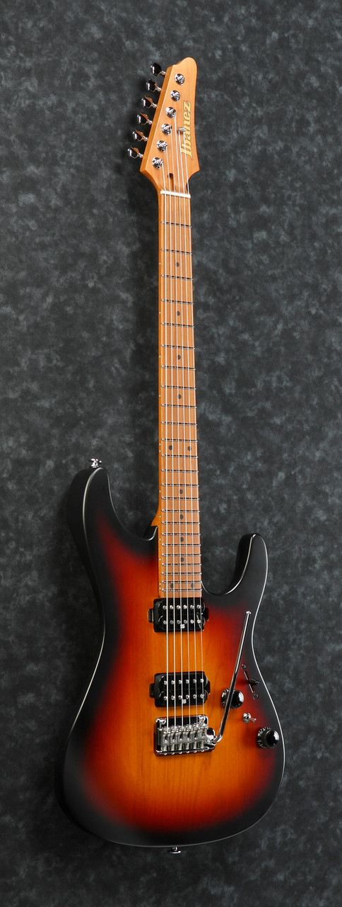 Ibanez AZ Prestige 6 String Electric Guitar w/Case  - Tri Fade Burst Flat (AZ2402TFF)