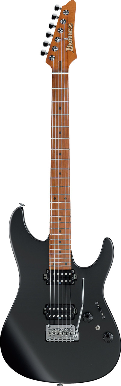 Ibanez AZ Prestige 6 String Electric Guitar w/Case - Black Flat (AZ2402BKF)