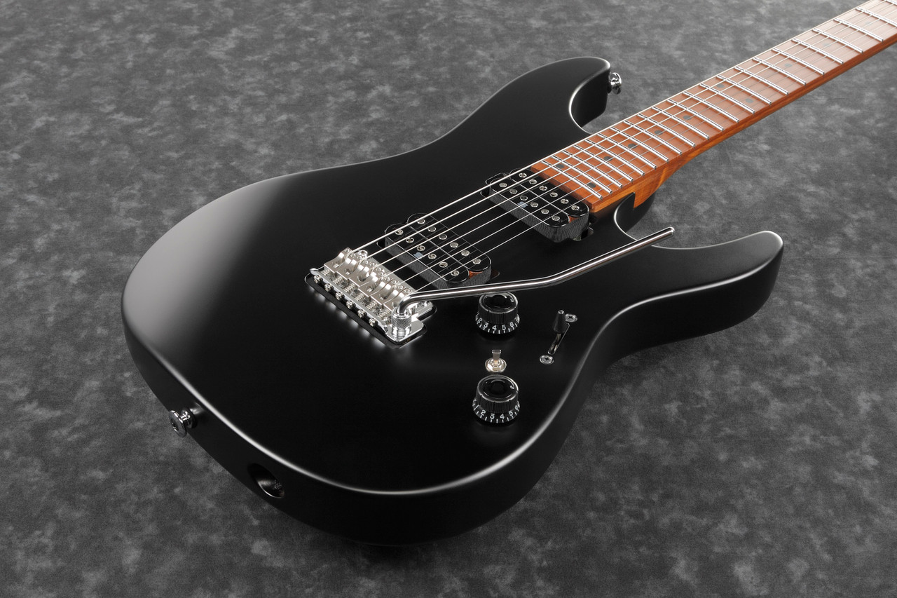 Ibanez AZ Prestige 6 String Electric Guitar w/Case - Black Flat (AZ2402BKF) | Musician Madness