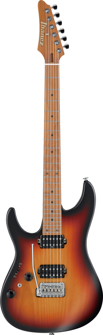 Ibanez AZ Prestige 6 String Electric Guitar w/Case - Tri Fade Burst Flat (AZ2402LTFF)