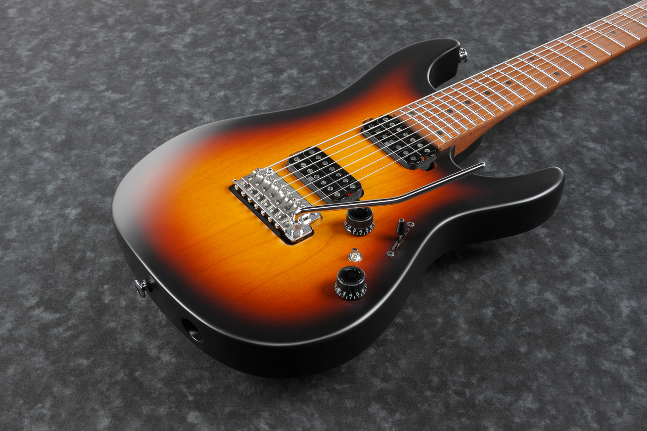 Ibanez AZ Prestige 7 String Electric Guitar w/Case  - Tri Fade Burst Flat (AZ24027TFF)
