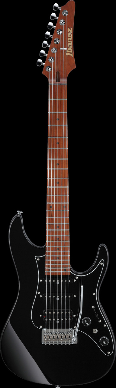Ibanez AZ Prestige 7 String Electric Guitar w/Case - Black (AZ24047BK) | Musician Madness