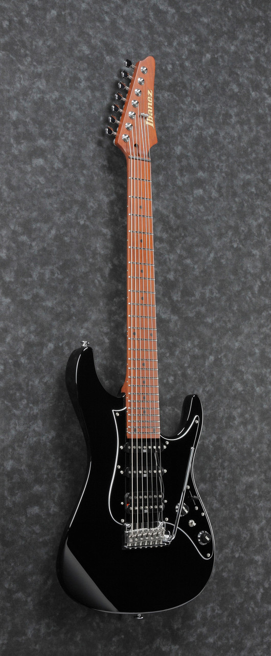Ibanez AZ Prestige 7 String Electric Guitar w/Case - Black (AZ24047BK) | Musician Madness