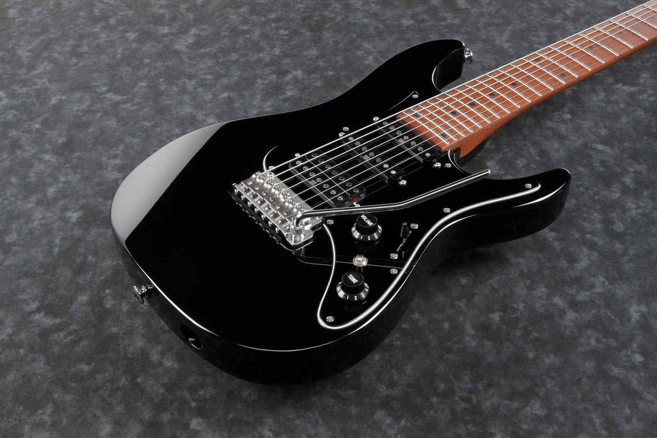 Ibanez AZ Prestige 7 String Electric Guitar w/Case - Black (AZ24047BK) | Musician Madness