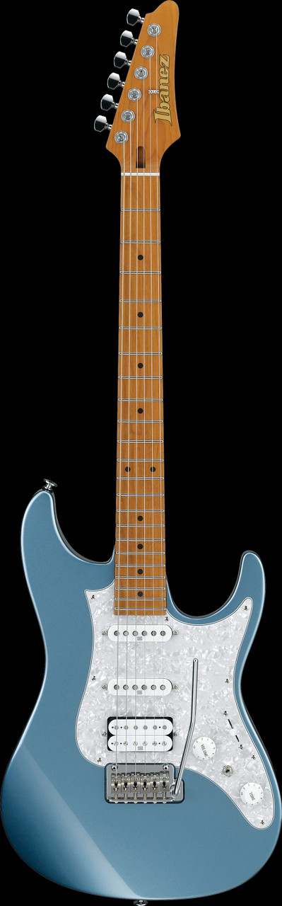 Ibanez AZ Prestige 6 String Electric Guitar w/Case - Ice Blue Metallic (AZ2204ICM)