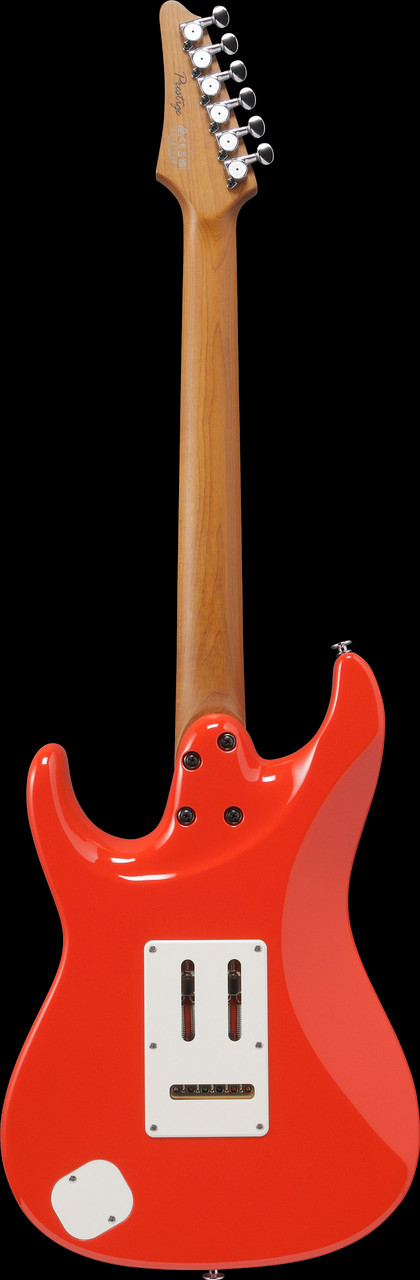 Ibanez AZ Prestige 6 String Electric Guitar w/Case - Vermillion Red (AZ2204NWVR)