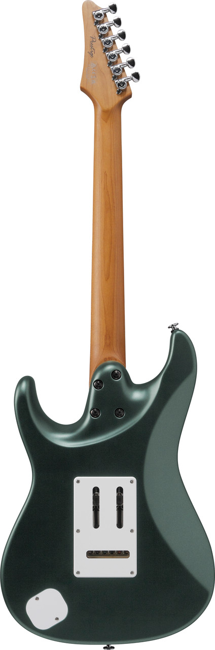 Ibanez AZ Prestige 6 String Electric Guitar w/Case - Ivy Green Metallic Flat (AZ2204NVGF)
