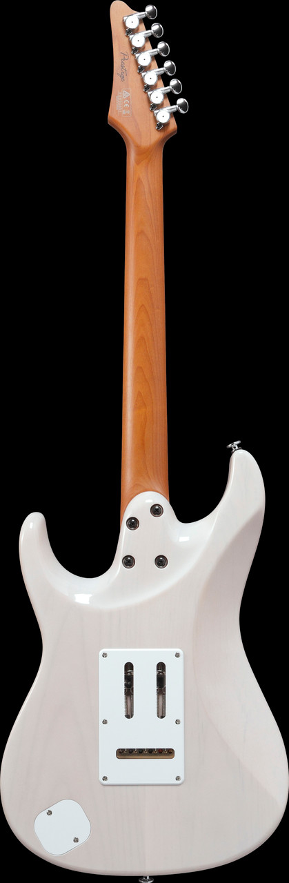 Ibanez AZ Prestige 6 String Electric Guitar w/Case - Antique White Blonde (AZ2204NAWD)