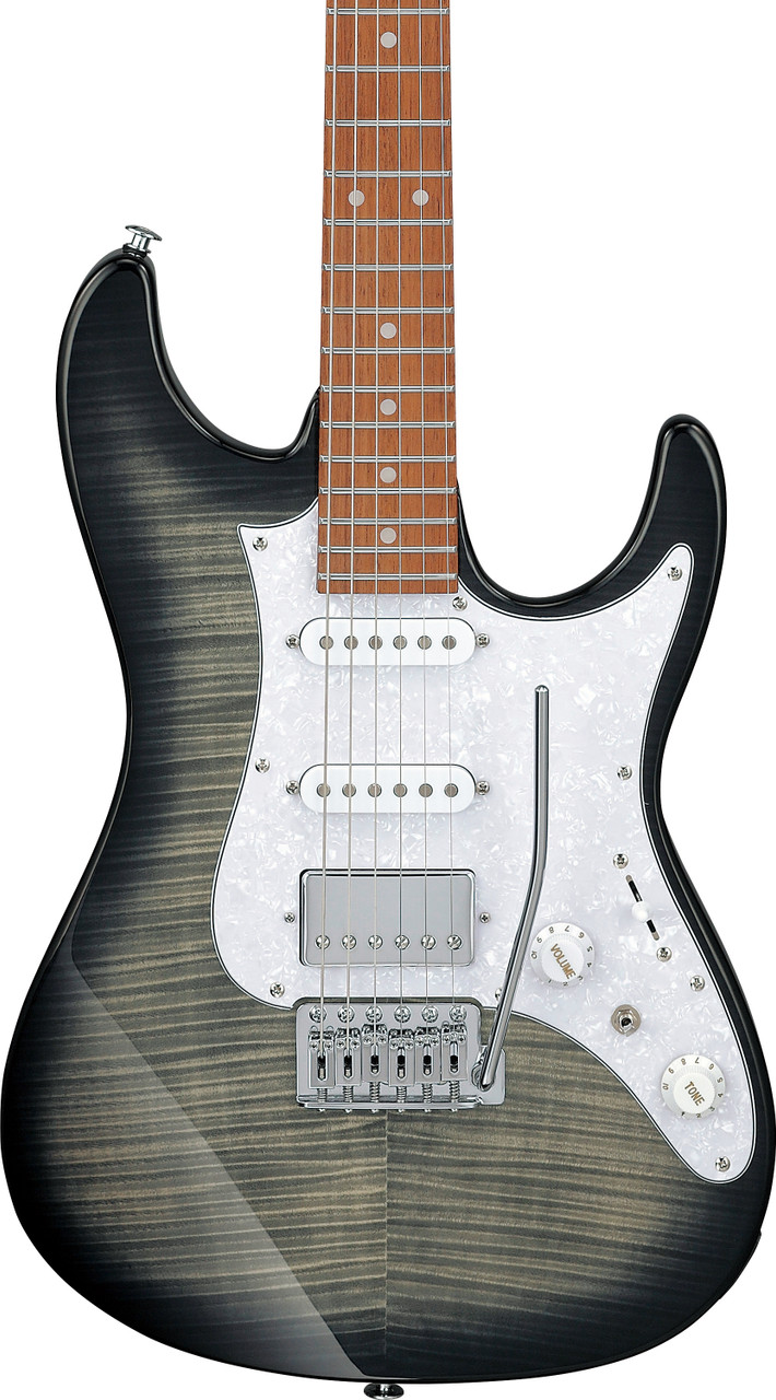 Ibanez AZ Standard 6 String Electric Guitar - Transparent Black Sunburst (AZ22S1FTKS)