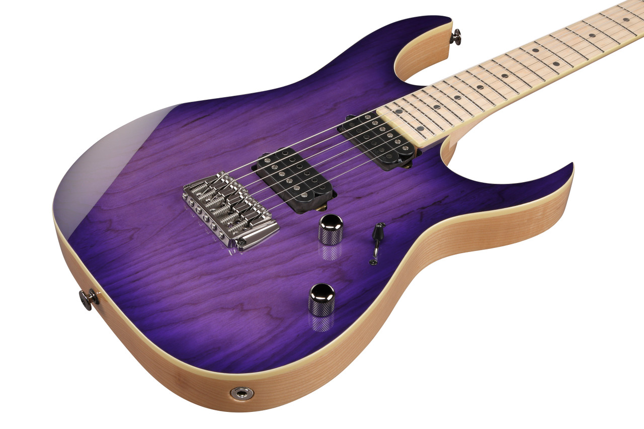 Ibanez RG Prestige 6 String Electric Guitar w/Case - Royal Plum Burst (RG652AHMFXRPB) | Musician Madness