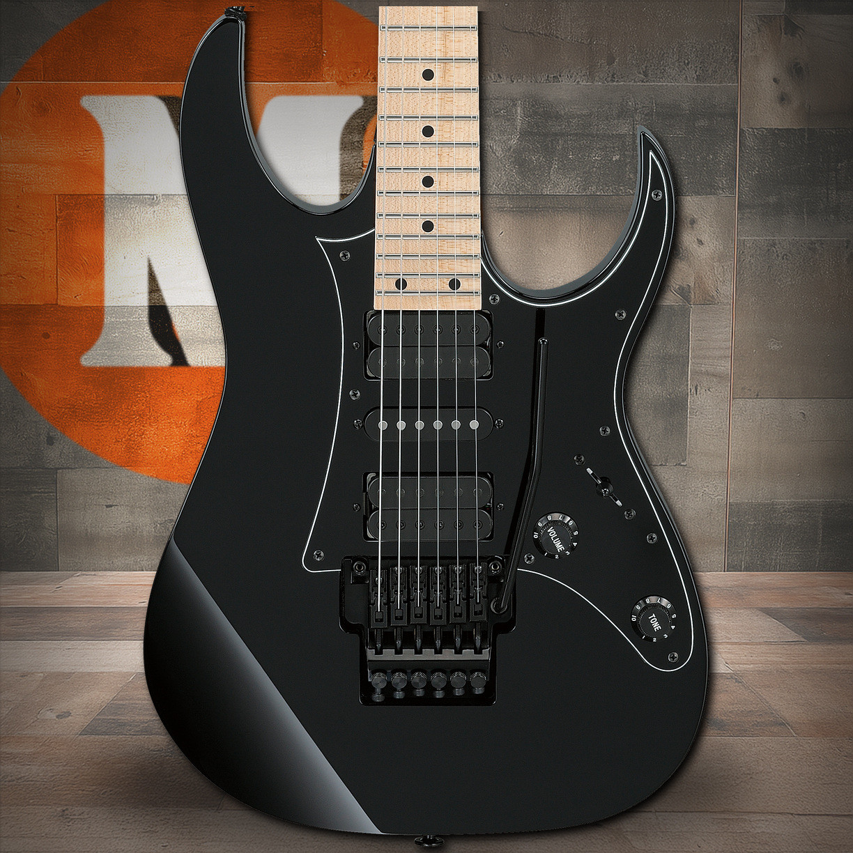 Ibanez RG Genesis Collection 6 String Electric Guitar - Black (RG550BK)