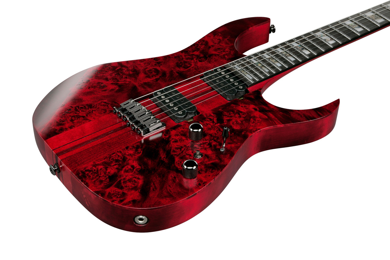 Ibanez RG Premium 6 String Electric Guitar - Stained Wine Red Low Gloss (RGT1221PBSWL) | Musician Madness
