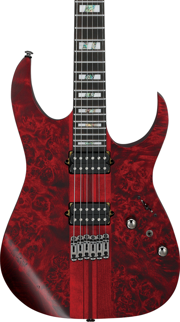 Ibanez RG Premium 6 String Electric Guitar - Stained Wine Red Low Gloss (RGT1221PBSWL) | Musician Madness