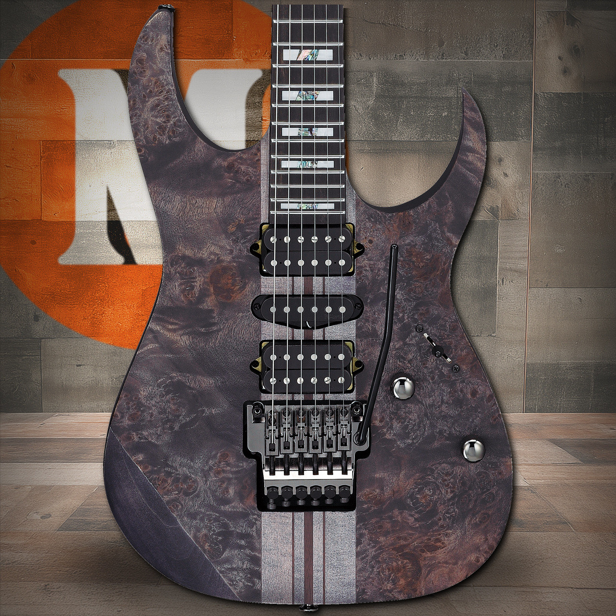 Ibanez RG Premium 6 String Electric Guitar - Deep Twilight Flat (RGT1270PBDTF)