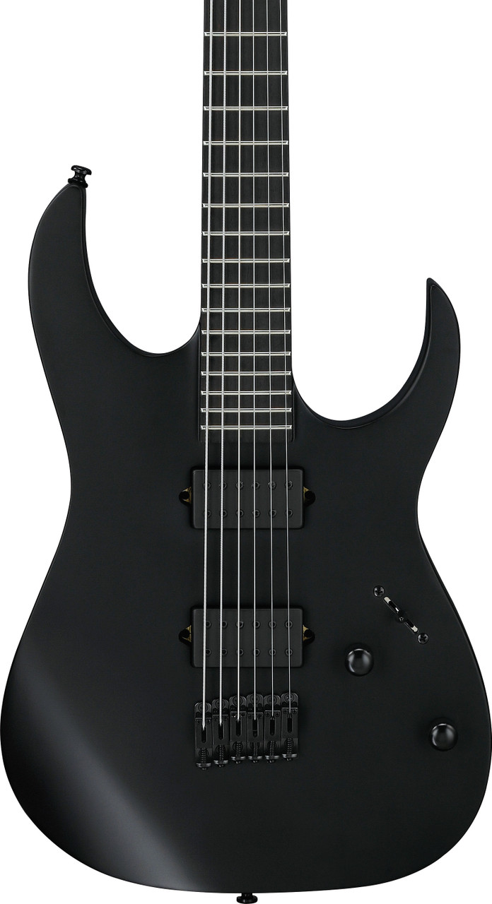 Ibanez RG Iron Label 6 String Electric Guitar - Black Flat (RGRTBB21BKF) | Musician Madness